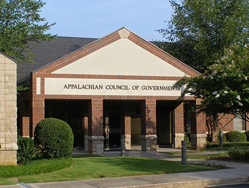 Outside view of the ACOG Office at 30 Century Circle, Greenville, SC 29607